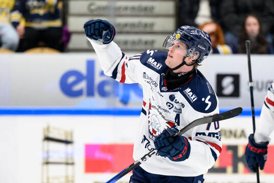 Linköpings Fredrik Karlström jublar