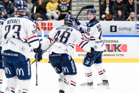 Linköpings Fredrik Karlström jublar