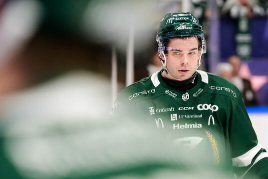 Färjestads Viktor Lodin deppar