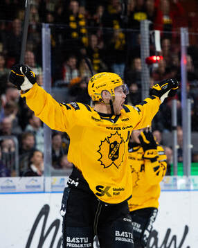 Skellefteås Oscar Lindberg jublar