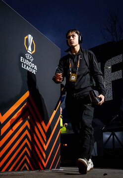 Vicente Ponnert Hidalgo of Malmö FF arrives at the stadium