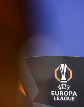 General view of UEFA Europa League signs