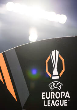 General view of UEFA Europa League signs