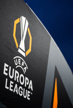 General view of UEFA Europa League signs
