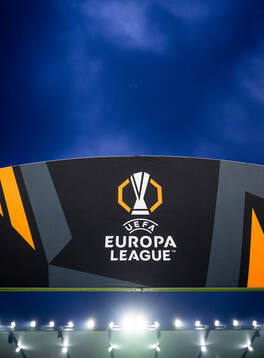 General view of UEFA Europa League signs