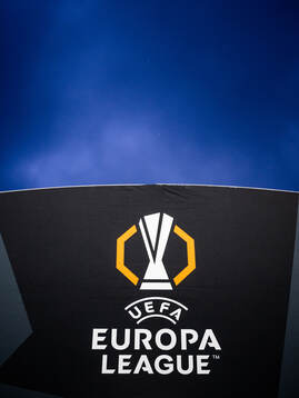 General view of UEFA Europa League signs