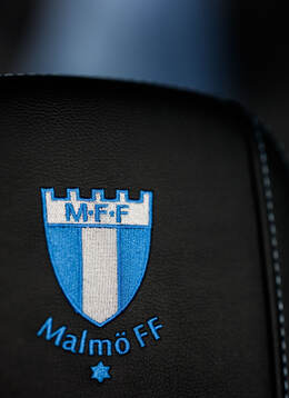 General view of logo of Malmö FF