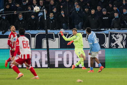 goalkeeper Melker Ellborg of Malmö FF