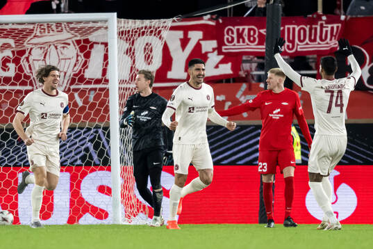 Martin Erlić celebrates