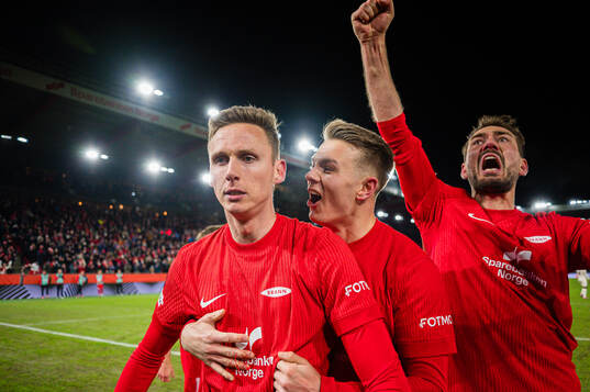 Joachim Soltvedt of Brann celebrates