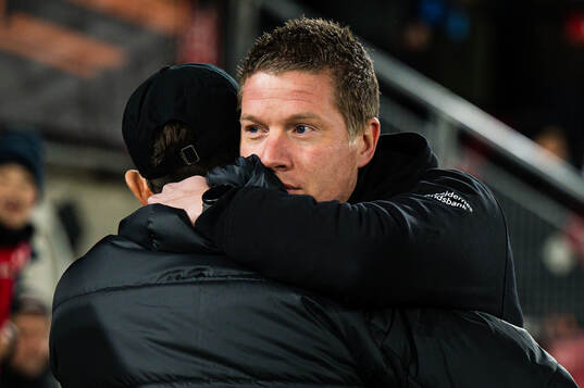 Head coach Mike Tullberg of Midtjylland