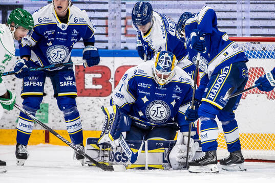 Leksands målvakt Marcus Gidlöf