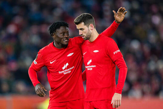 Nana Kwame Boakye and Vetle Dragsnes of Brann