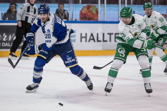 Leksands Nolan Stevens och Rögles Felix Nilsson