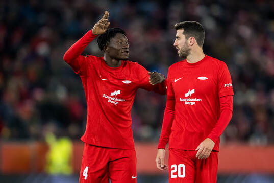 Nana Kwame Boakye and Vetle Dragsnes of Brann