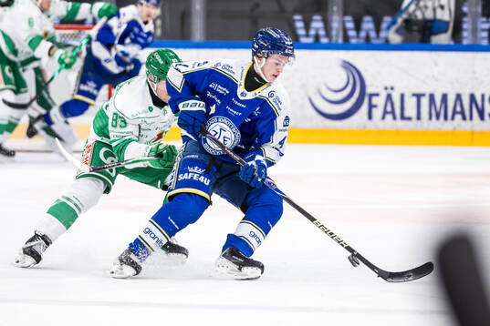 Rögles Karson Kuhlman och Leksands Tinus Luc Koblar