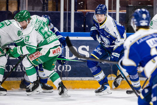 Rögles Leon Bristedt och Leksands Lukas Vejdemo