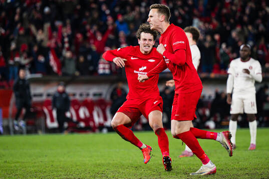 Joachim Soltvedt of Brann celebrates