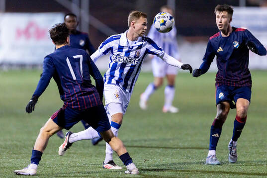 IFK Göteborgs Vilmer Tyrén och Östers IFs Filip Olsson