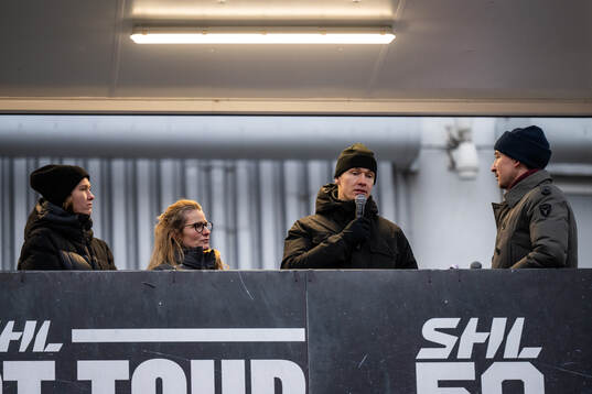 Frölundas Andrea Dalen, mentala coach Sarah Eriksson och