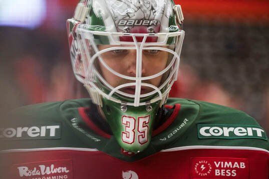 Modos målvakt Adam Werner deppar
