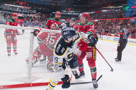 Modos Hugo Hallin och Södertäljes Hampus Harlestam