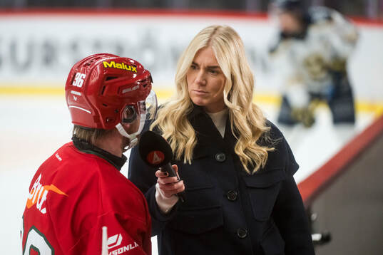 TV4s Kajsa Kalméus intervjuar Modos Sebastian Ohlsson