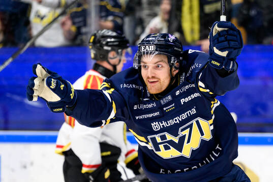 HV71s William Ignberg Nilsson jublar