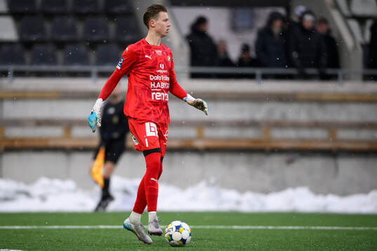 Ljungskiles målvakt Lukas Eriksson