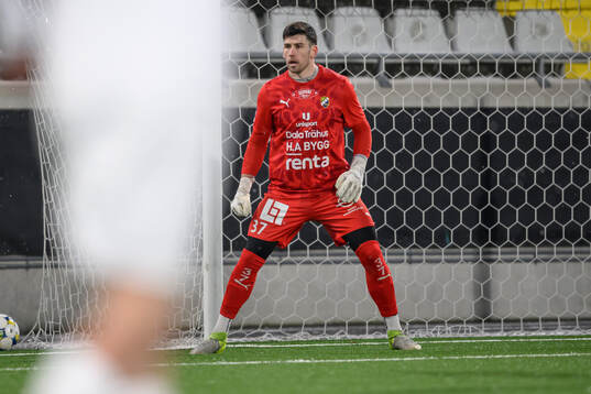 Ljungskiles målvakt Cameron Hogg