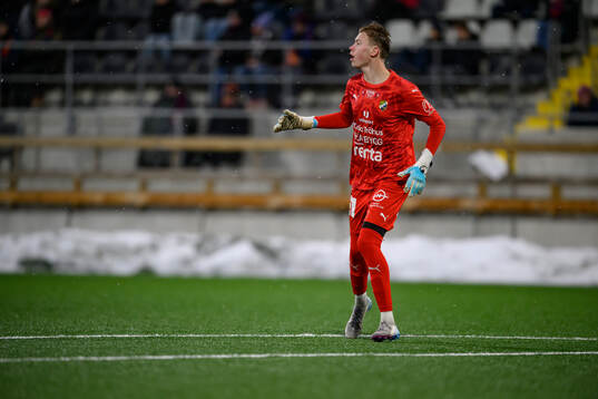 Ljungskiles målvakt Lukas Eriksson