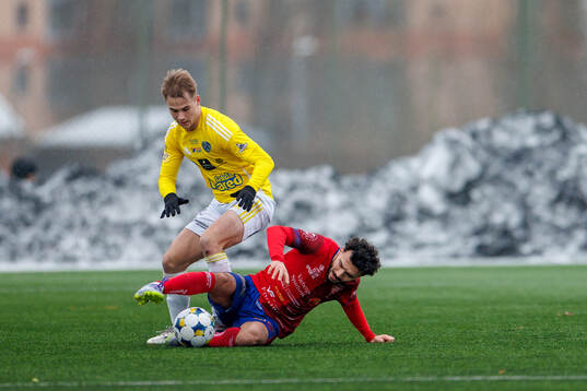 Falkenbergs Noel Lundgren och Tvååkers Mohanad Saeed
