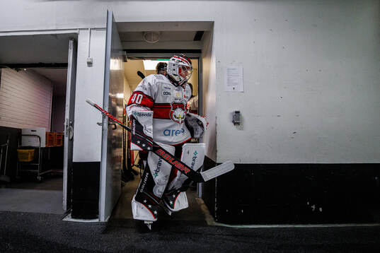 Malmö Redhawks målvakt Oskar Blomgren
