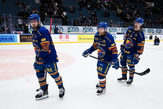 Djurgårdens Albin Grewe, Linus Klasen och Philip Holm