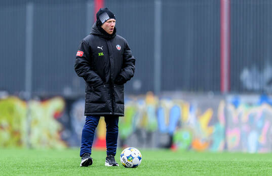 Helsingborgs manager Stevie Grieve