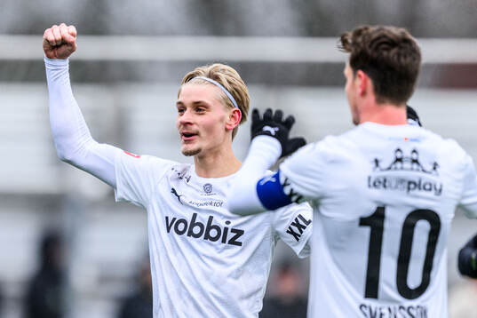 Helsingborgs Leo Hedenberg jublar
