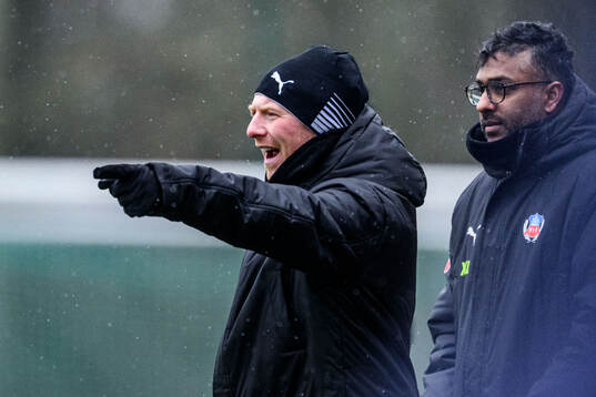 Helsingborgs manager Stevie Grieve
