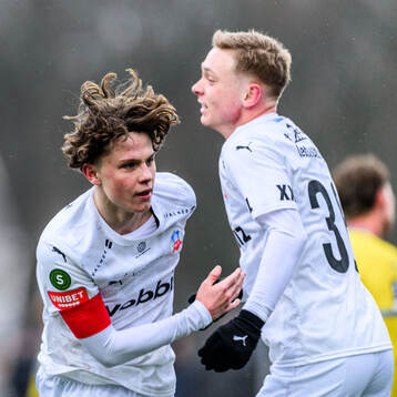 Helsingborgs Lucas Landgren Persson och Jonathan