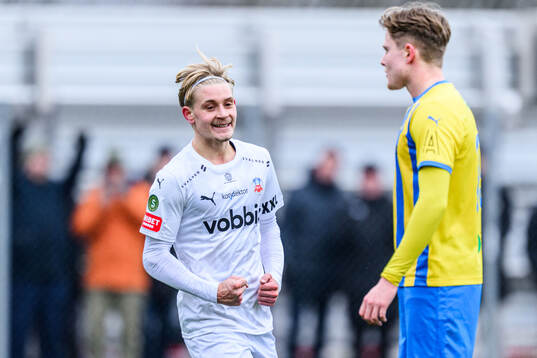 Helsingborgs Leo Hedenberg jublar