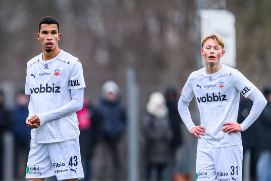 Helsingborgs Harol Romana och Alvin Nordin