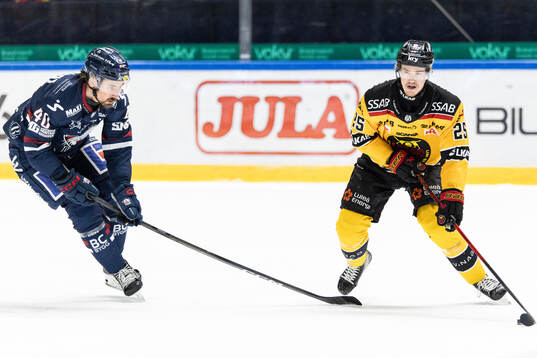 Linköpings David Bernhardt och Luleås Filip Eriksson
