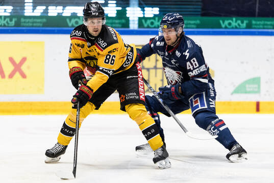 Luleås Mathias Bromé och Linköpings Mikko Kokkonen