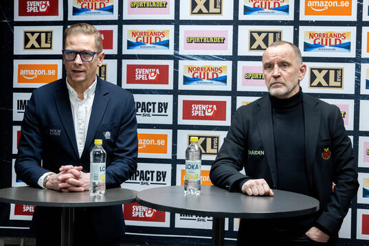 Linköpings assisterande tränare Magnus Johansson och