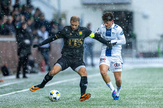 GAIS Gustav Lundgren och Sarpsborgs Martin Håheim-Elveseter