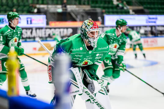 Rögles målvakt Arvid Holm
