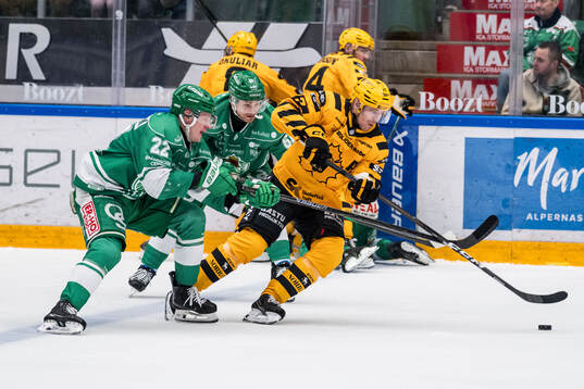 Rögles Fredrik Olofsson och Skellefteås Pär Lindholm
