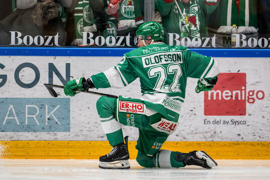 Rögles Fredrik Olofsson jublar