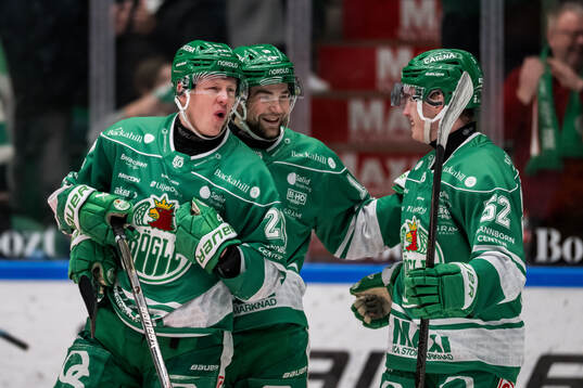 Rögles Fredrik Olofsson, Lukas Ekeståhl-Jonsson och Felix