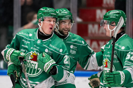 Rögles Fredrik Olofsson, Lukas Ekeståhl-Jonsson och Felix