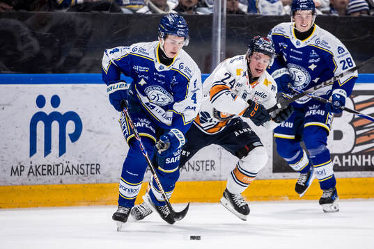 Leksands Tinus Luc Koblar och Växjös Karl Henriksson